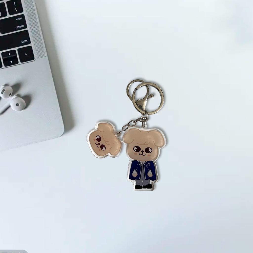 Cartoon Keychain Merchandise, Animal Keychain, Acrylic Bag Jewelry Accessories Key Ring