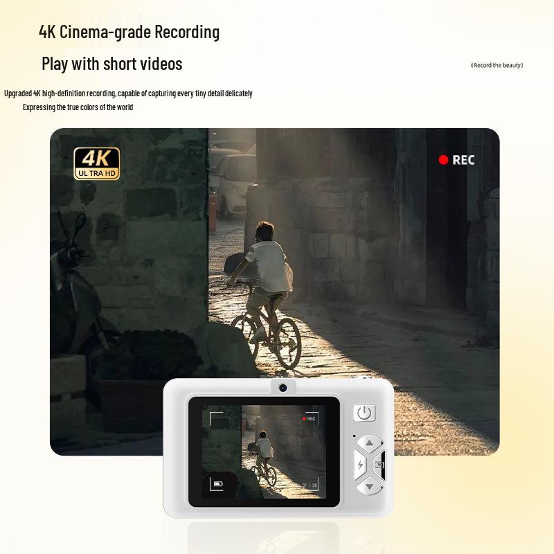 Ретро CCD Портативная Двухкамерная камера со вспышкой для новых студентов