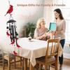 Уличные ручной работы ветряные колокольчики, ornaments и долговечность, алюминиевая конструкция, включает 6 птиц, улучшающих резонанс