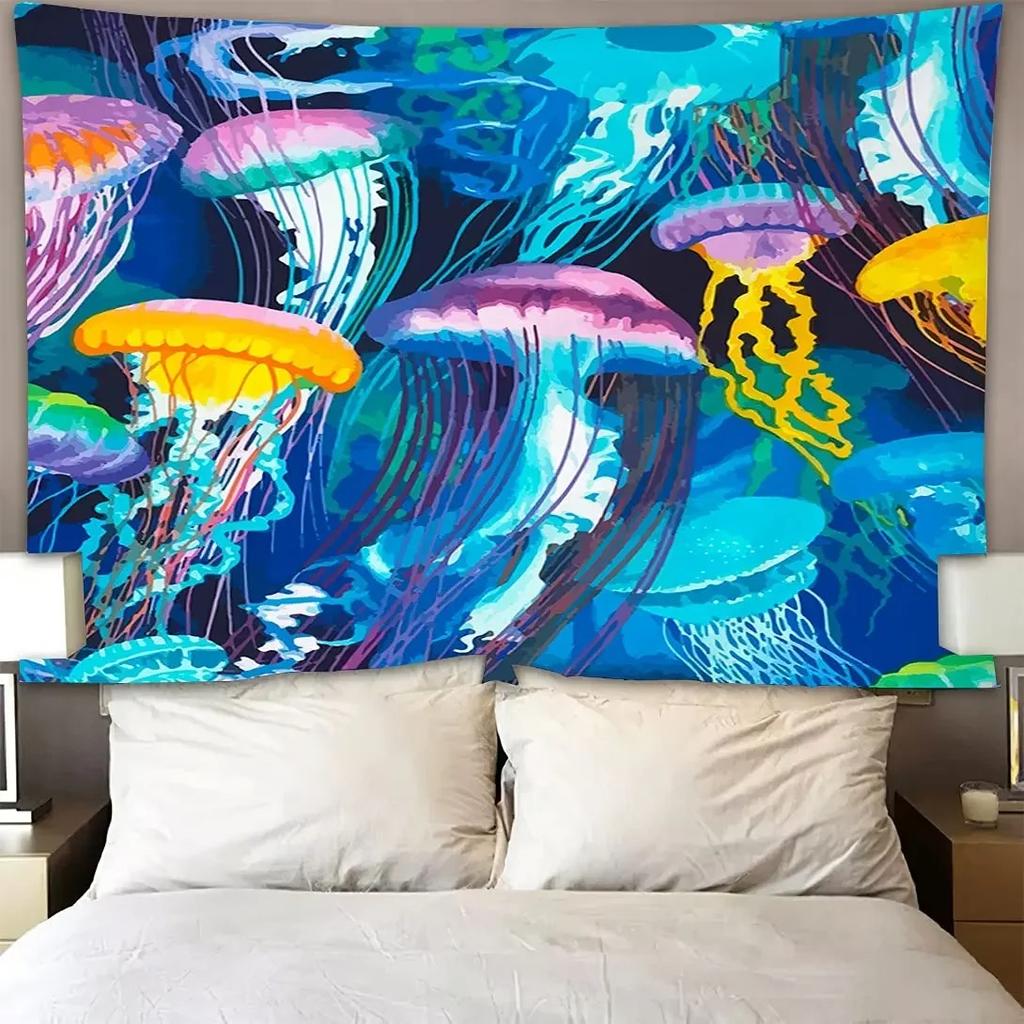 Фантазийный гобелен с изображением медузы, украшение для офиса, гостиной, настенный гобелен для дома