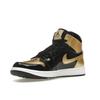 Air Jordan 1 High Golf Gold Toe мужские кроссовки черные металлик-золото белые DQ0660-002