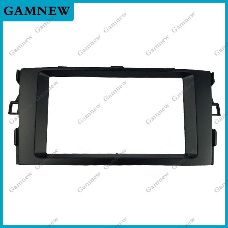 7 Inch 2 Din Radio Fascia Fit for TOYOTA Auris 2006-2012 DVD Android Installation Frame Stereo Refitting Panel Audio Bezel Cover