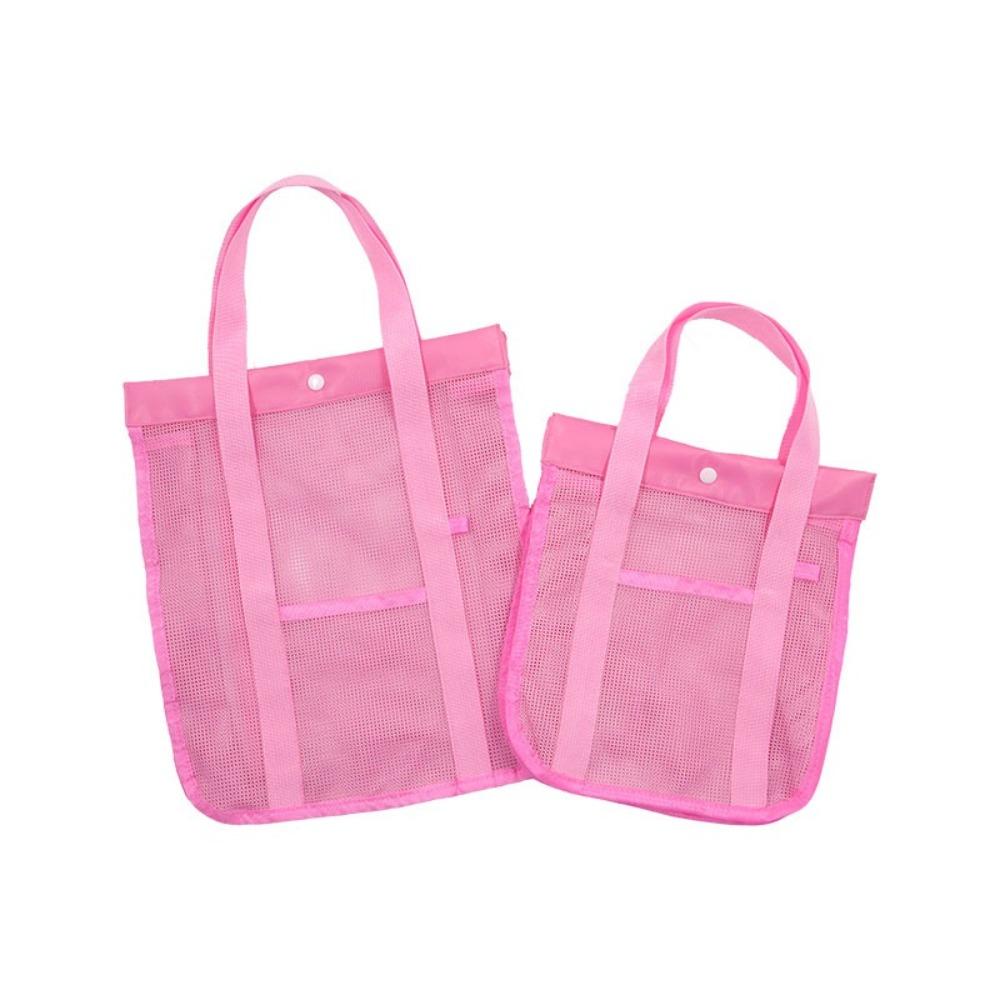 Breathable Toiletry Storage Bag Visible Swimming Washbag Bath Bag Mesh Handbag Outdoor