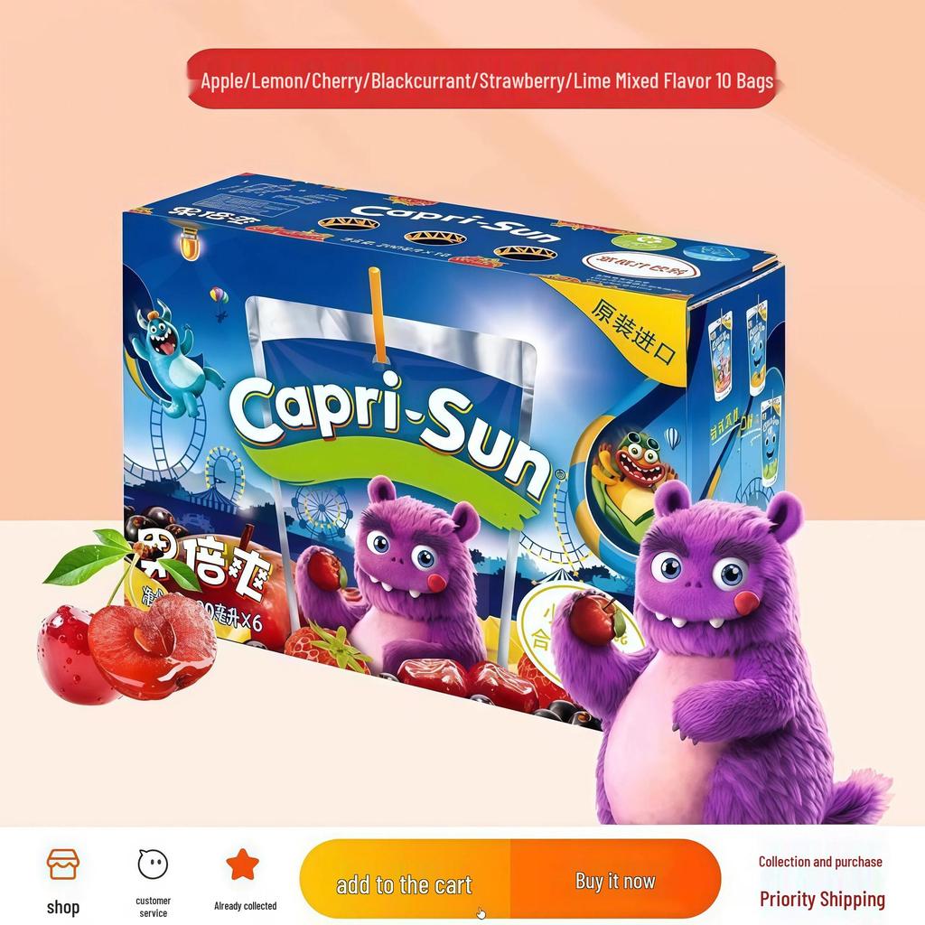 Импортная фруктовая польза: Сок для детей Little Monster Natural Freshly Squeezed 200 мл виноград, груша и апельсин