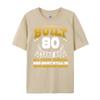 Funny 80th Birthday Built 80 Years Ago Born In 1944 Graphic Tee Cotton Mens Designer Clothes Father's Day