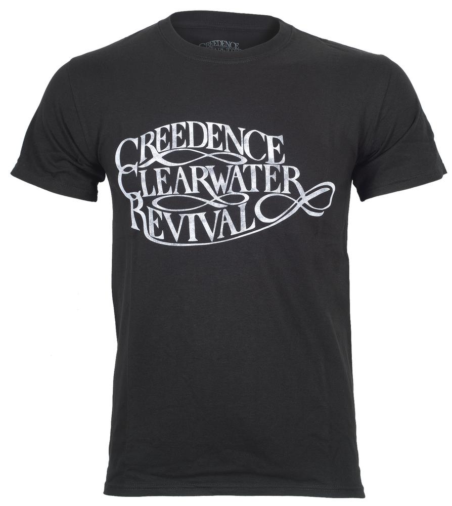 Официальная футболка CCR Creedence Clearwater Revival Винтажный логотип Новая S - XXL