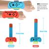 Игровые браслеты для контроллера Nintendo Switch Game Just Dance 2020/2019, левый и правый регулируемые эластичные браслеты Joy-Cons, манжеты двух размеров