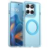 Магнитный беспроводной зарядный чехол для Motorola Edge 60 Pro Moto Edge 60 Neo Fusion Чехол Конфетные Цвета Прозрачный Корпус Fundas