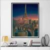 Disney Diamond Painting 5D Ratatouille Xiaomi Paris Night Scene Illustration Cartoon Movie Cross Stitch Embroidery Handmade Gift Home Decoration