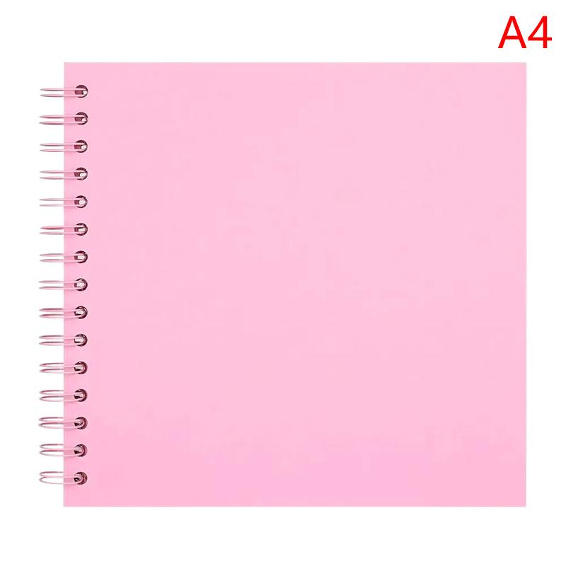 Hard Cover Blank Page Diy Scrapbook Photo Album With Thick Pages 7-Inch Scrapbook For Wedding Anniversaries, Family Memories