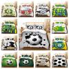 Bedding Sets 3D Football Print Bedding Double Single King Size Bed Set  Pillowcase High Quality Soft Quilt Cover