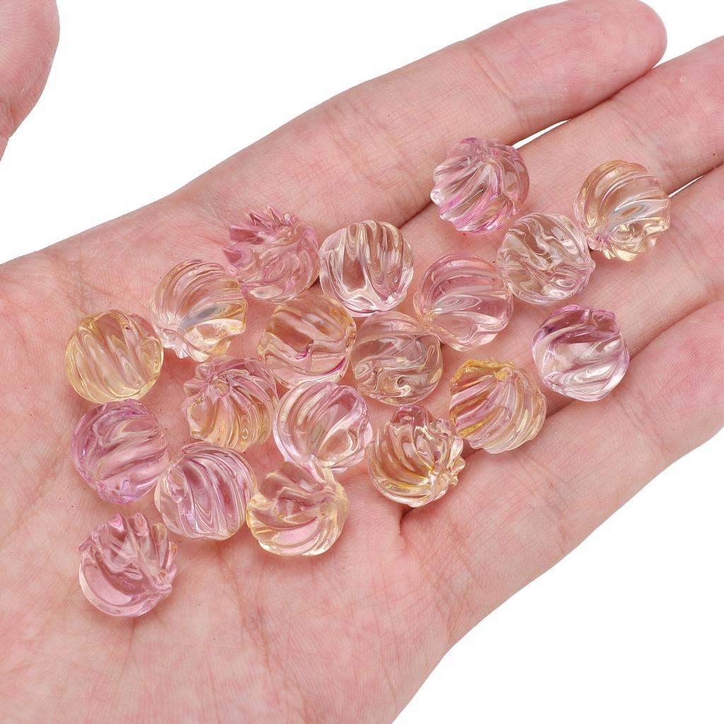 5 шт. Стеклянные бусины Ребристые Свободные Разделительные бусины для изготовления ювелирных изделий DIY Браслет Ожерелье