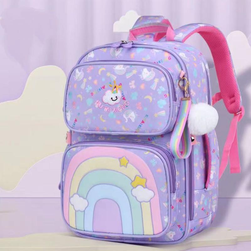 Водонепроницаемый новый многофункциональный милый школьный рюкзак большой вместимости для мальчиков и девочек, легкий рюкзак для учащихся начальной школы