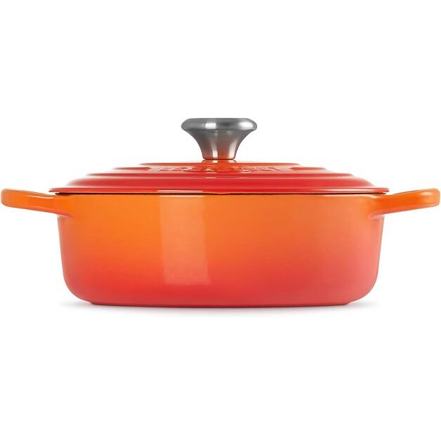 Жаровня Le Creuset Signature Gourmet круглая 24 см духовка красная 3,2 л (21179240902430)
