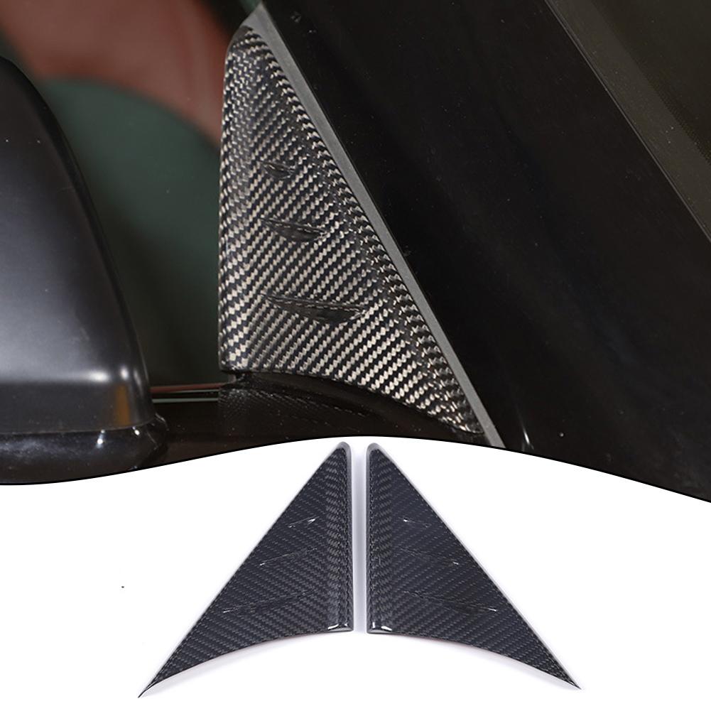 Стильный реальный карбоновый чехол для зеркала заднего вида Apillar Triangle для Supra 1922, легкая установка, улучшенный внешний вид
