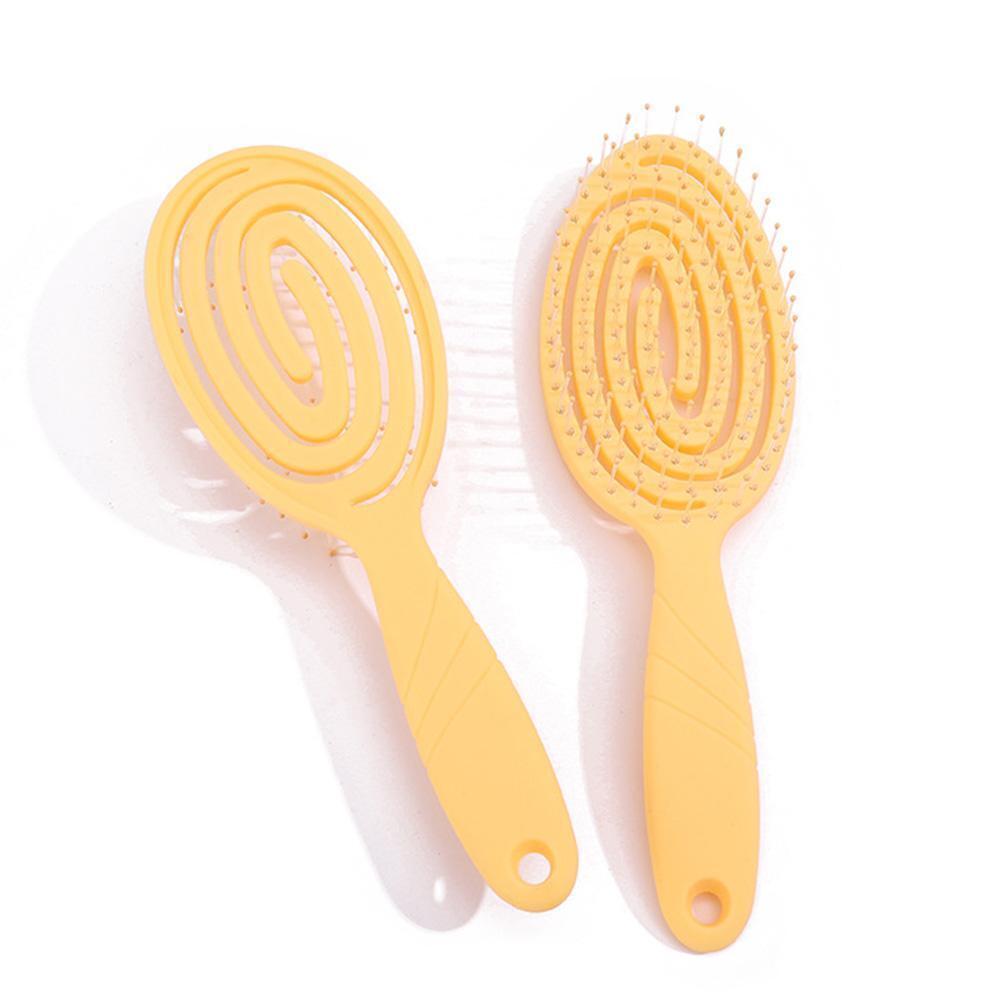 New Detangling Hairbrush Nylon Bristle Hair Scalp Massage Brush Hair Women Q0A3