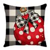 Скандинавская простая наволочка в рождественском стиле Мягкая и удобная диванная подушка Наволочка для спальни и гостиной