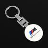 Для BMW M M3 M5 Performance E36 E39 E46 E53 E90 E60 E61 E93 X3 X1 3D Металлический Эмблема Стиля Автомобиля Брелок Брелок для Ключей Автомобиля Аксессуары rldf93