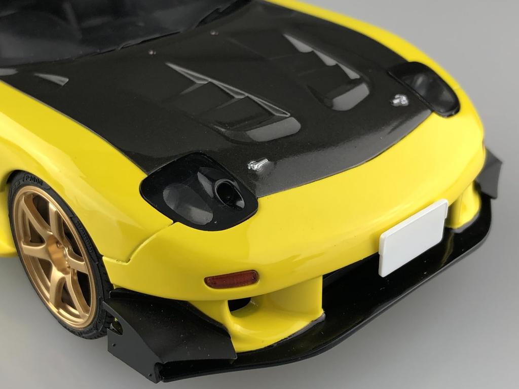 Aoshima Bunka Kyozaisha Initial D Keisuke Takahashi FD3S Project D Спецификация Масштаб Пластиковая модель № 8 RX-7 1/24