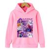 New Autumn and Winter Fashion Demon Hunter Anime Children's Hoodie, Cute and Beautiful Girls, Warm and Comfortable, Loose and Versatile Top