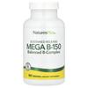 NaturesPlus, Мега B-150 с пролонгированным высвобождением, Сбалансированный B-комплекс, 90 таблеток