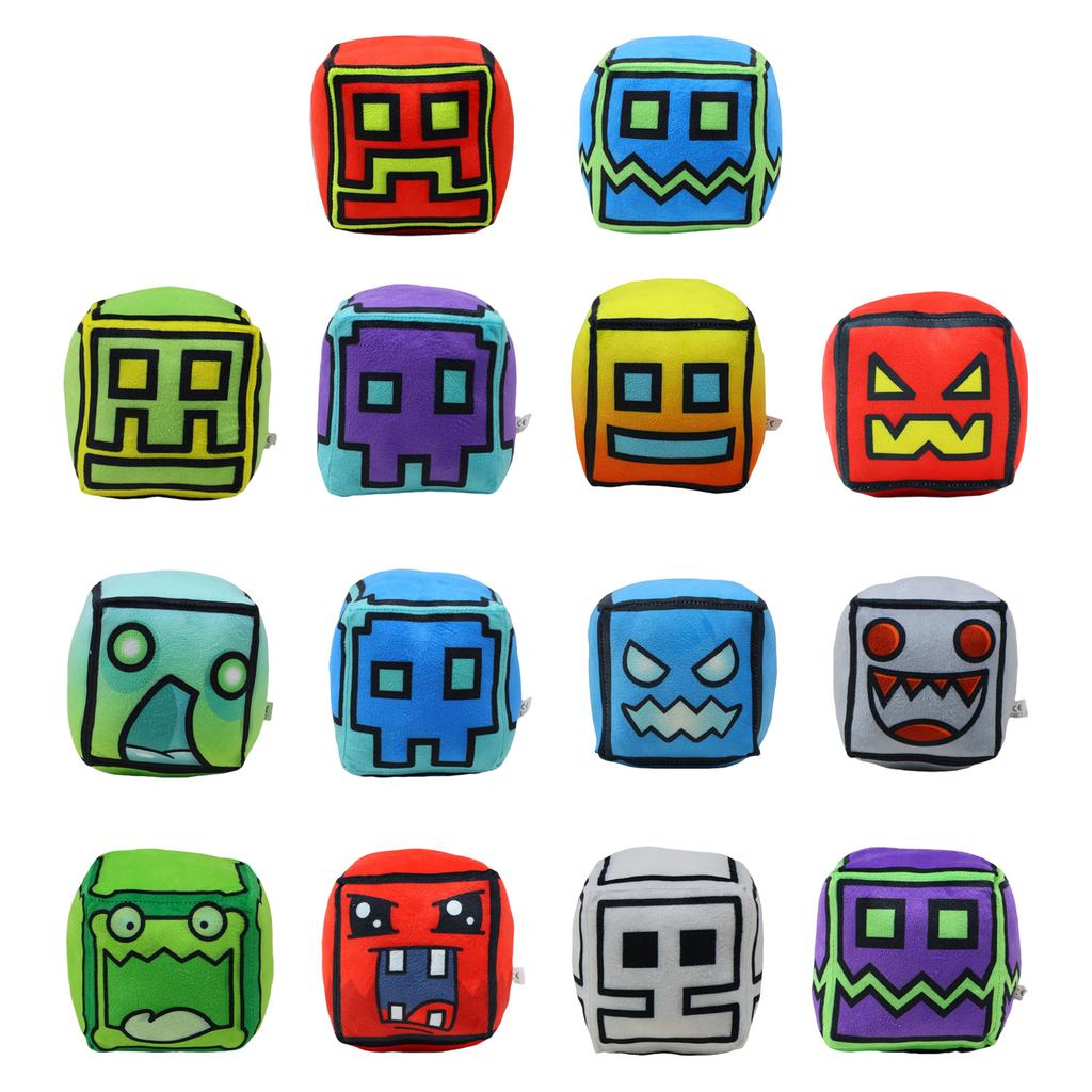 Плюшевая игрушка Geometry Dash, игра Geometry Sprint, плюшевая игрушка-кукла