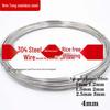 Нержавеющая сталь 304, одножильная, отожженная в водороде проволока - нержавеющая для связывания, строительных лесов, подвешивания штор, бельевой веревки, DIY-использования