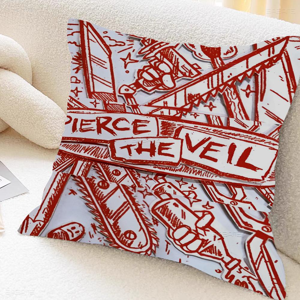 P-pierce The-Veil Подушка-валик Аниме Подушка Подушка для изголовья дивана Чехол для подушки Чехол для подушки 45x45 см Мода