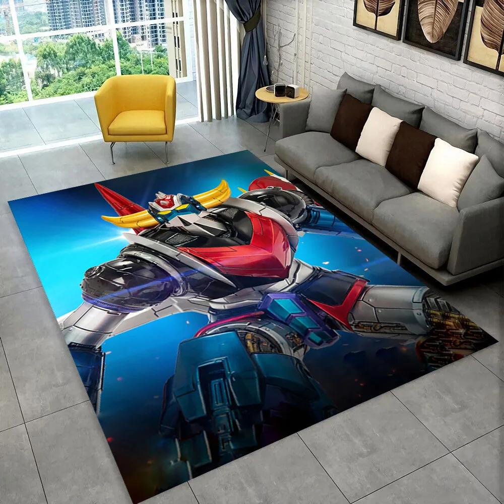 НЛО робот Grendizer аниме мультфильм коврик, ковер для дома гостиная спальня диван коврик для двери декор, детские игры нескользящий напольный коврик 3D