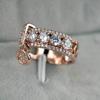 European and American Fashion Women's Ring with Large Zircon Inlay