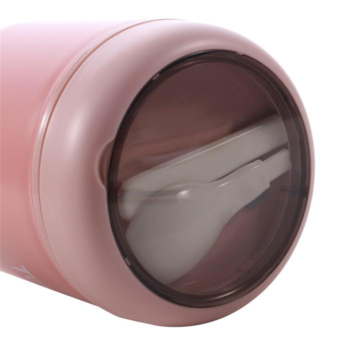 Ланч-бокс из нержавеющей стали, чашка для питья с ложкой, термос для еды, изолированный термос для супа, контейнер для завтрака