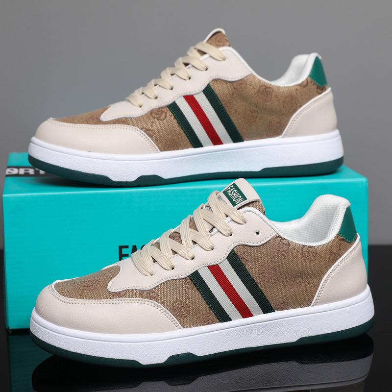 Canvas Men's Shoes 2024 New Low-top Casual Shoes Men's Trendy Shoes Versatile and Comfortable Outdoor Sports Board Shoes