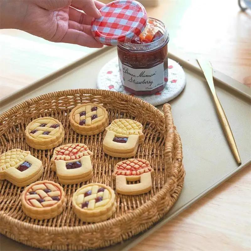 1PC Jam sandwich biscuit cutting machine Soft Candy Decorative Biscuit Mold   Baking cookie mold Baking products