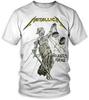 METALLICA cd cvr И СПРАВЕДЛИВОСТЬ ДЛЯ ВСЕХ Официальная БЕЛАЯ РУБАШКА LRG Новая молния убить Унисекс Футболка