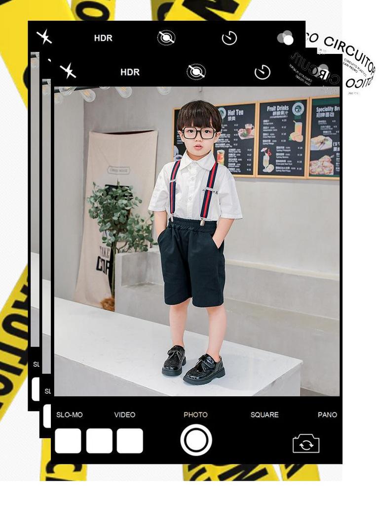 Мальчиковые черные кожаные туфли - 2025 корейский и британский стиль, весна/осень, мягкая подошва, идеально подходят для студенческих выступлений