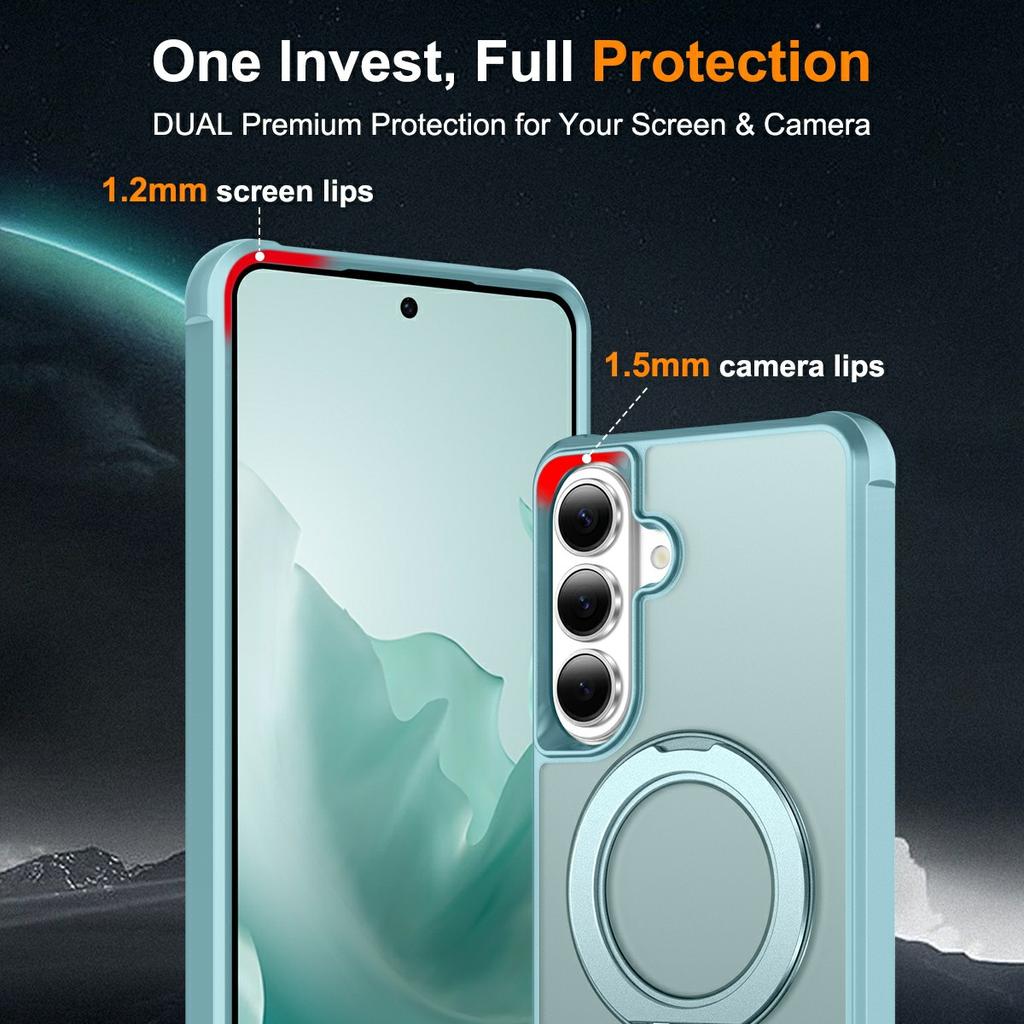 For Samsung Galaxy A55 5G Case Reinforced Corner Design TPU + PC Shockproof Phone Cover