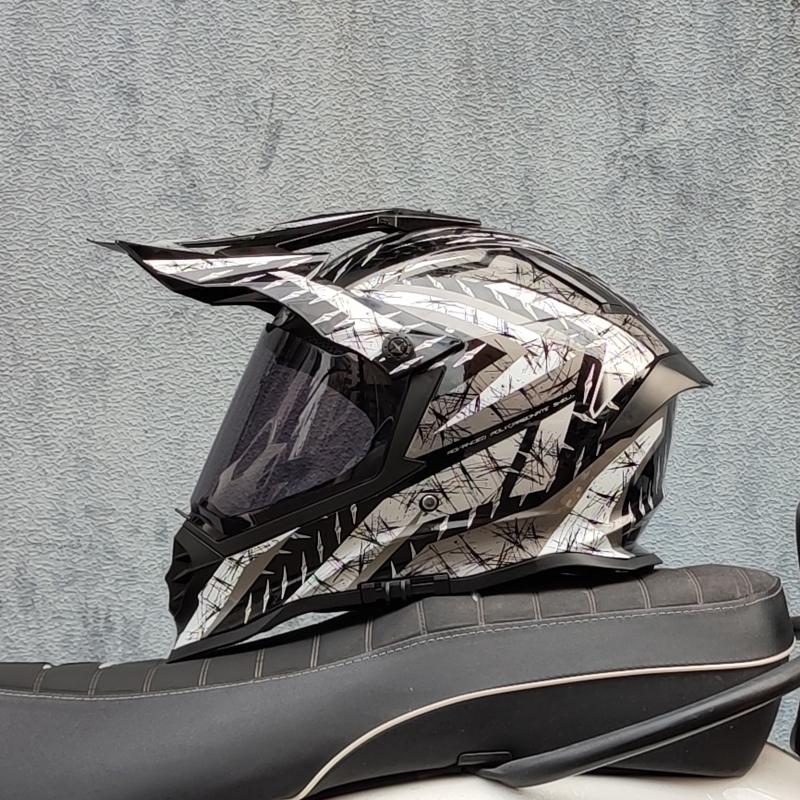 Новый внедорожный шлем LVS, профессиональный горный шлем для скоростного спуска, шлем Capacete ATV, полнолицевой шлем для квадроциклов Casco Cross