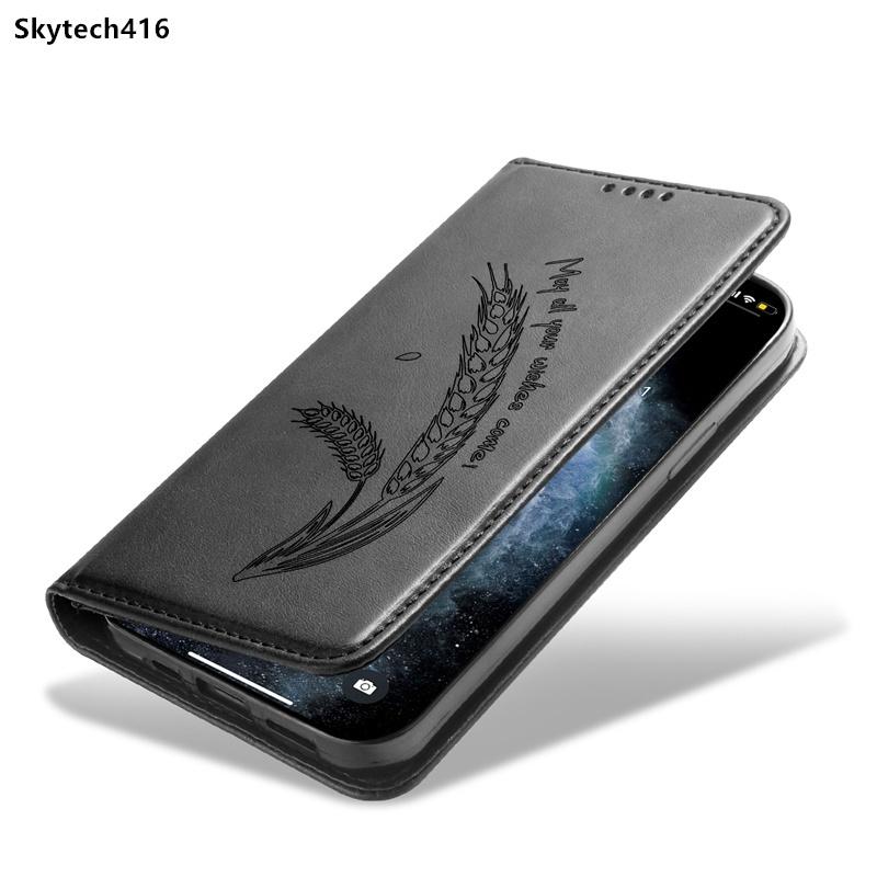 Для Realme C11 2021 C12 C15 C20 C21 C21Y C25 C25S C25Y C30 C30S C35 C51 C53 C55 C63 Чехол Кожаный Чехол для Телефона Чехол Кошелек с Отделением для Карт Ударопрочный