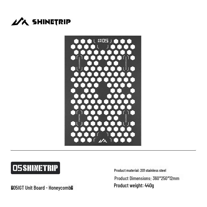 ShineTrip Горный Fun 454 Нержавеющая сталь IGT Расширяемый стол, Легкая доска 0,5
