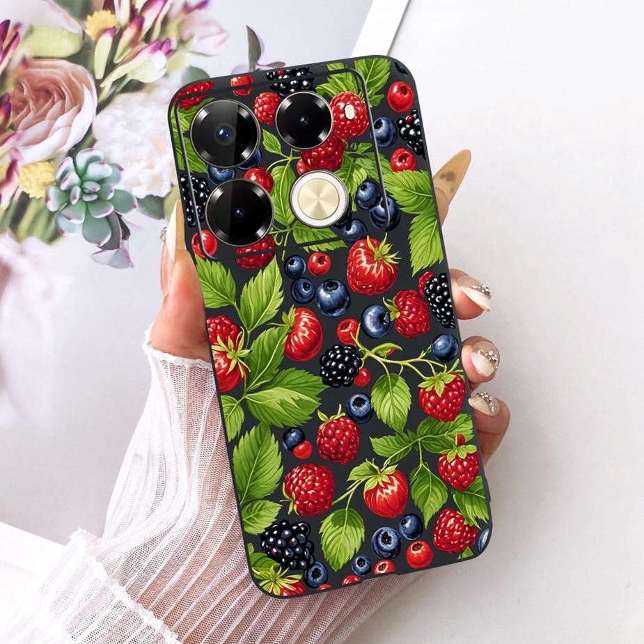 For Infinix Note 40 40X 5G Case X6852 New Butterfly Painted Cover Soft Silicone Case For Infinix Note 40 Pro Plus Note40 X Shell
