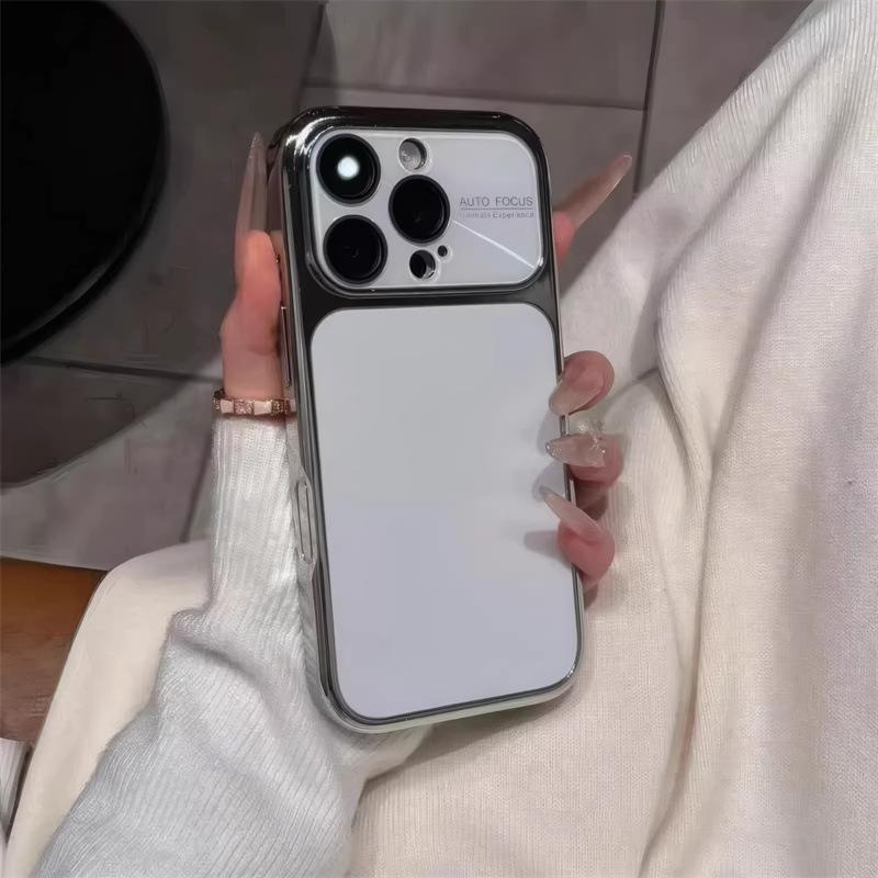 Электроplated Aurora чехол для iPhone 14-17 Pro (Совместимо с большими окнами)