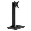 Suptek Monitor Monitor Single Freestanding TV Compatible with Inch Adjustable Adjustable Angle Left and VESA Load Capacity Wooden Black Arm, Stand,