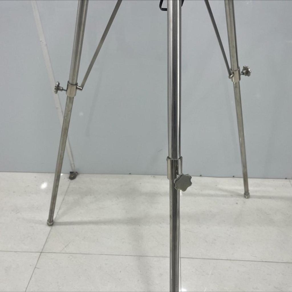 Stand Searchlight Floor Lamp Finish Chrome With Steel, Spotlight Standing Adjustable Home Décor Floor Corner Lights