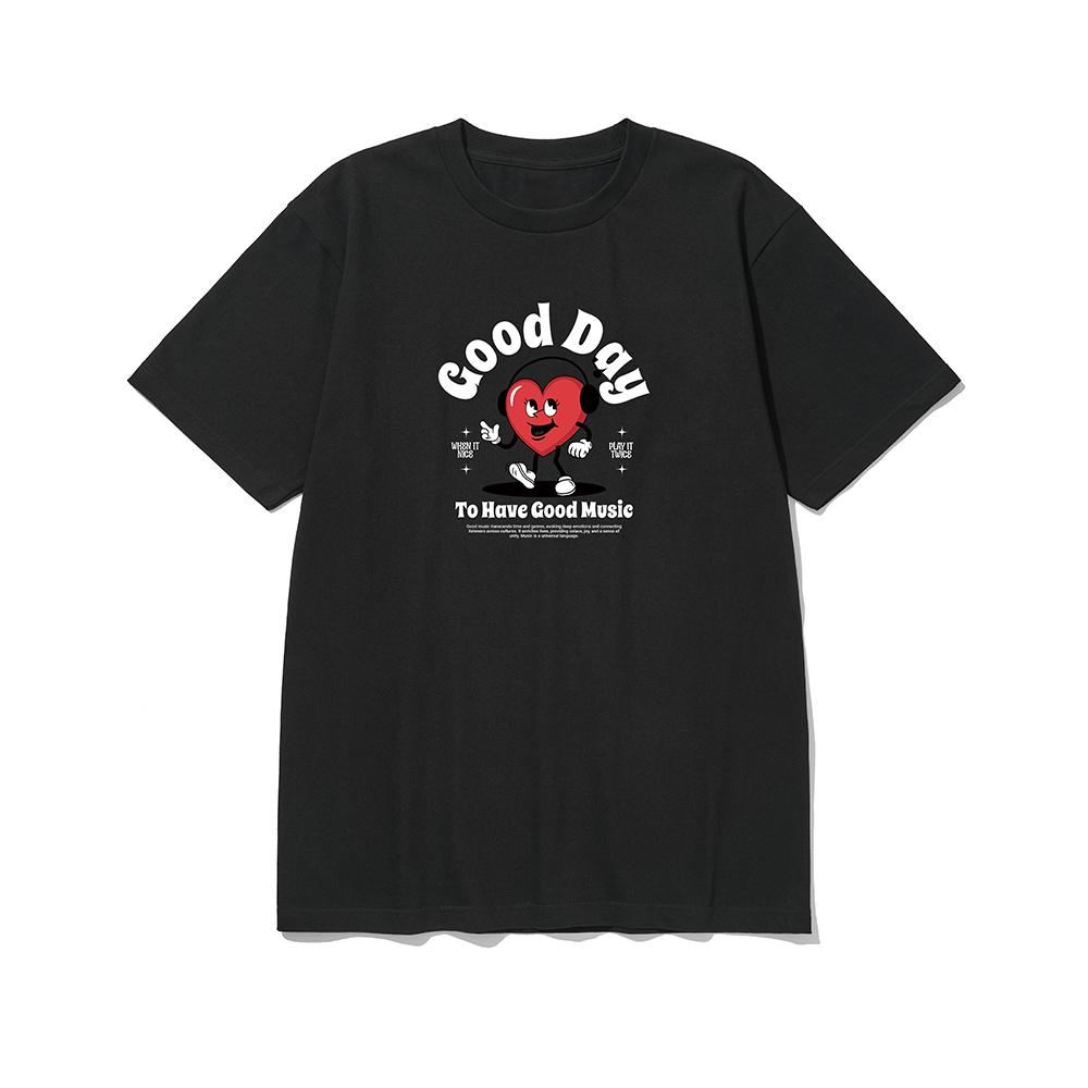 BETTERTHAN88 Btss01 Goodtei Halbit Logo Graphic Short Sleeve T-Shirt (Type A)