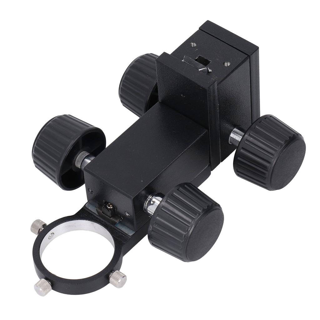 Microscope Adjustment Bracket Rigid Tabletop Mount Stand XY Horizontal Vertical Adjustable Industrial Lens Holder