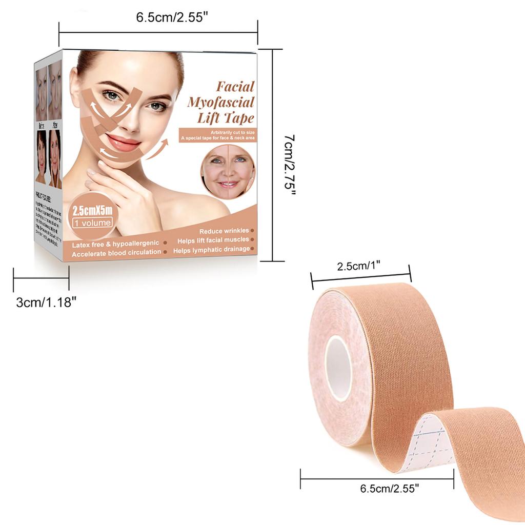 Лента для подтяжки лица Ленты для подтяжки лица Пластыри для лица против морщин V-образная лента для лица