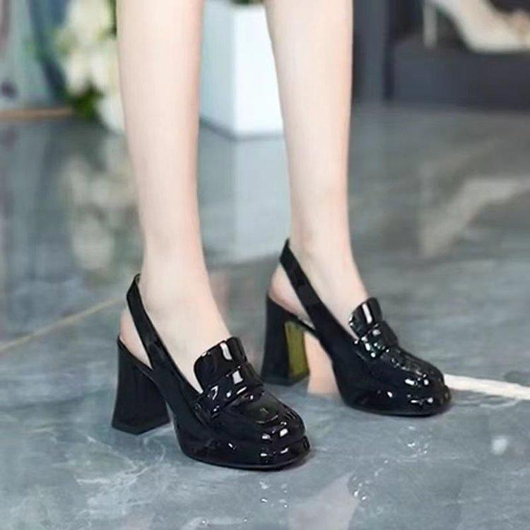 Maogu с круглым носком женские туфли на высоком каблуке весна осень модные сандалии женские туфли на платформе туфли-лодочки женская обувь 2024 Новинка