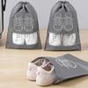New Non-woven Shoe Storage Bag, Household Travel Bag, Dust-proof and Environmentally Friendly Bag, Drawstring Series