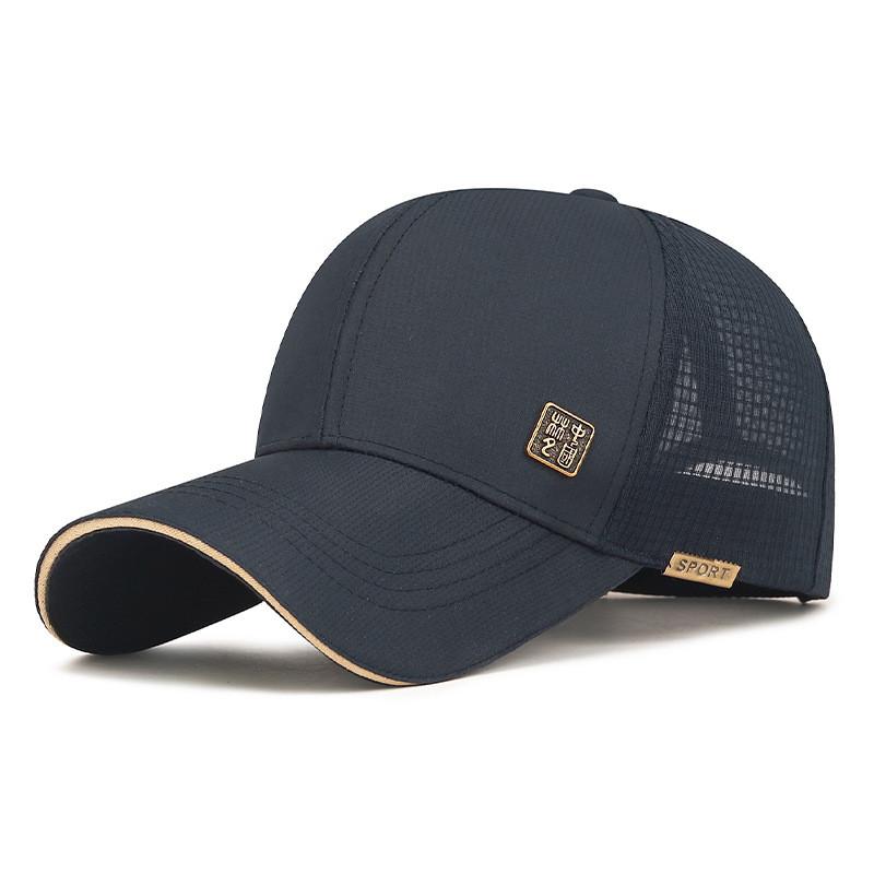 Summer Sun Protection Mesh Cap With Adjustable Strap For Men And Women