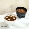Pet Food Bowl Anti-knock Over Dog Food Bowl Cat Drinking Large Diameter Cat Food Rice Bowl Anti-black Chin Neck Protection Bowl